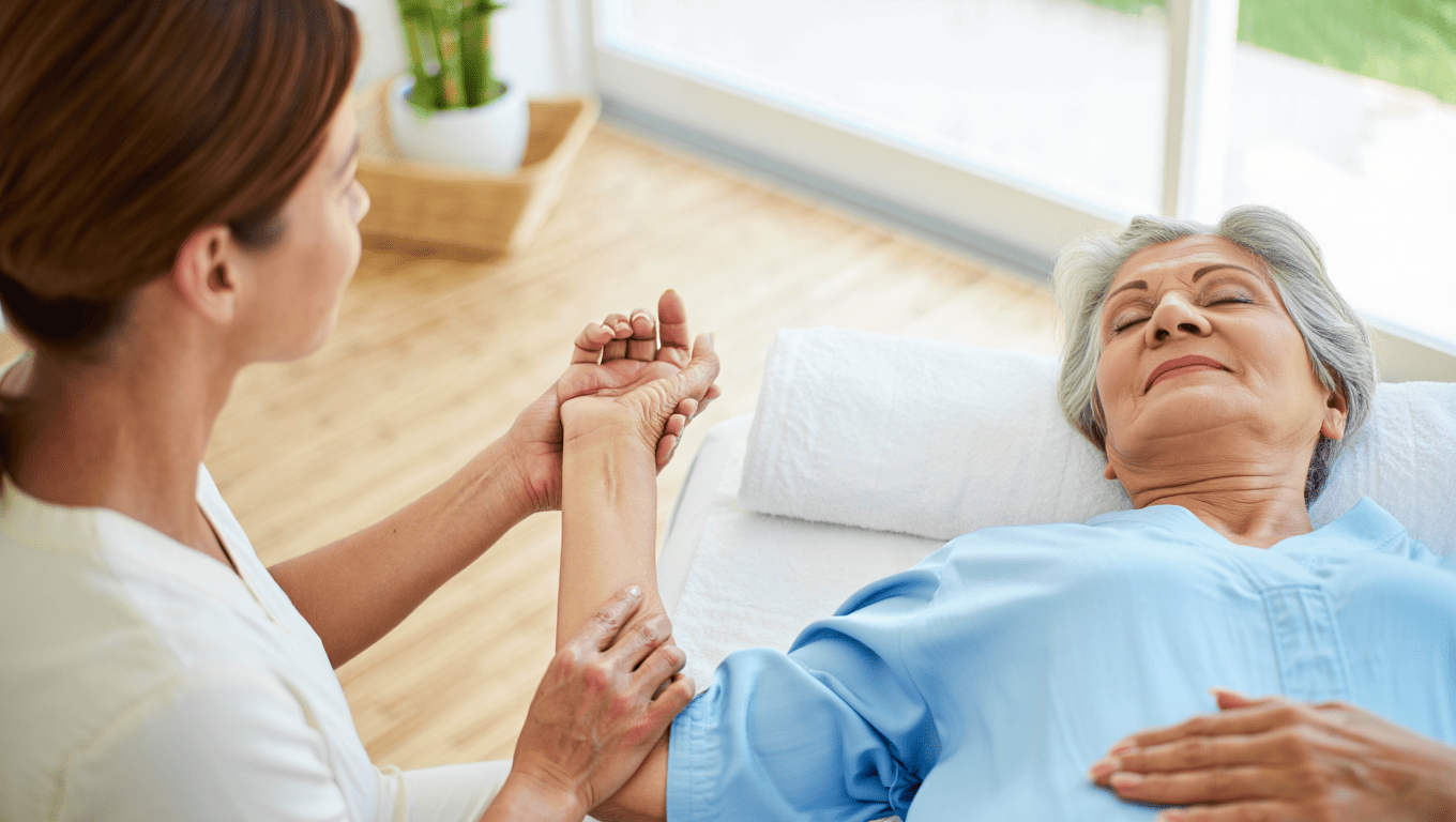 Shiatsu seniors - Bienfaits et sécurité | Guide 2026
