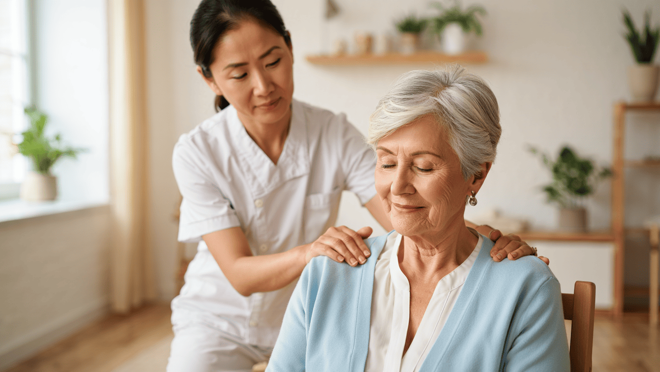 Shiatsu seniors - Bienfaits et sécurité | Guide 2026